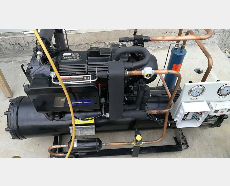 高郵司徒-冷庫艾默生飛迅靜音水冷機組/揚州九齊制冷設(shè)備有限公司